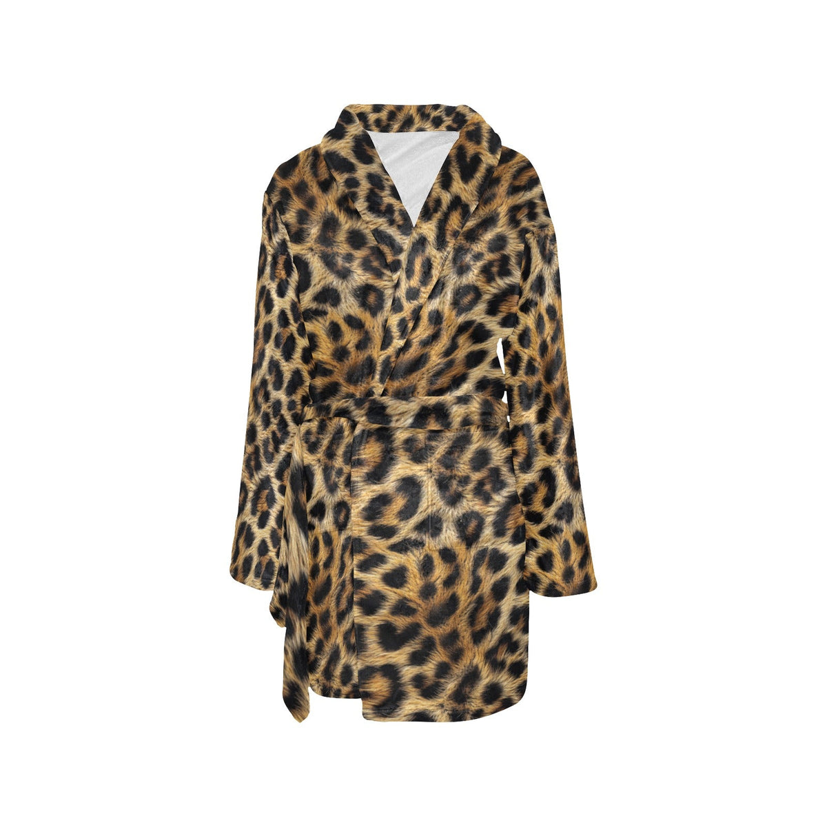 Baha Ranch Retro Pop Western Leopard Cowgirl Robe