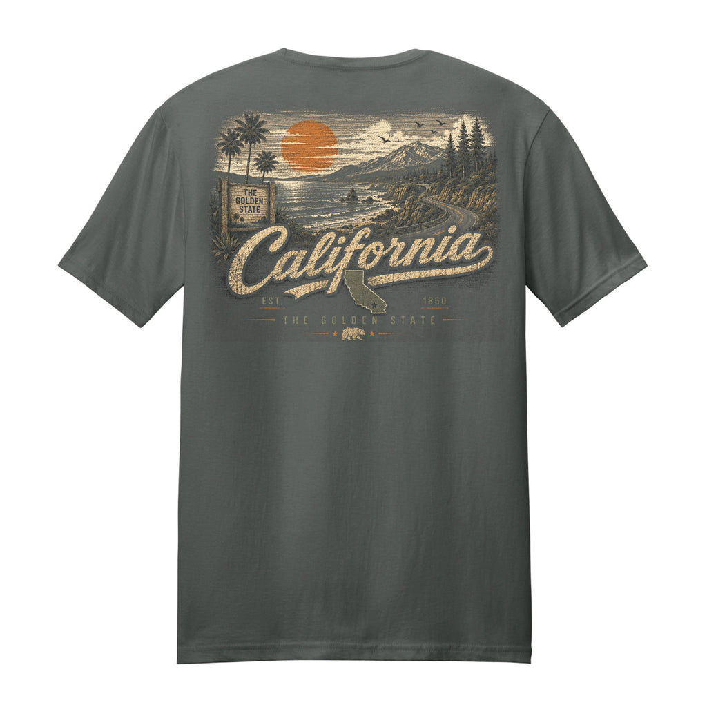 California Golden State Coastal T-Shirt