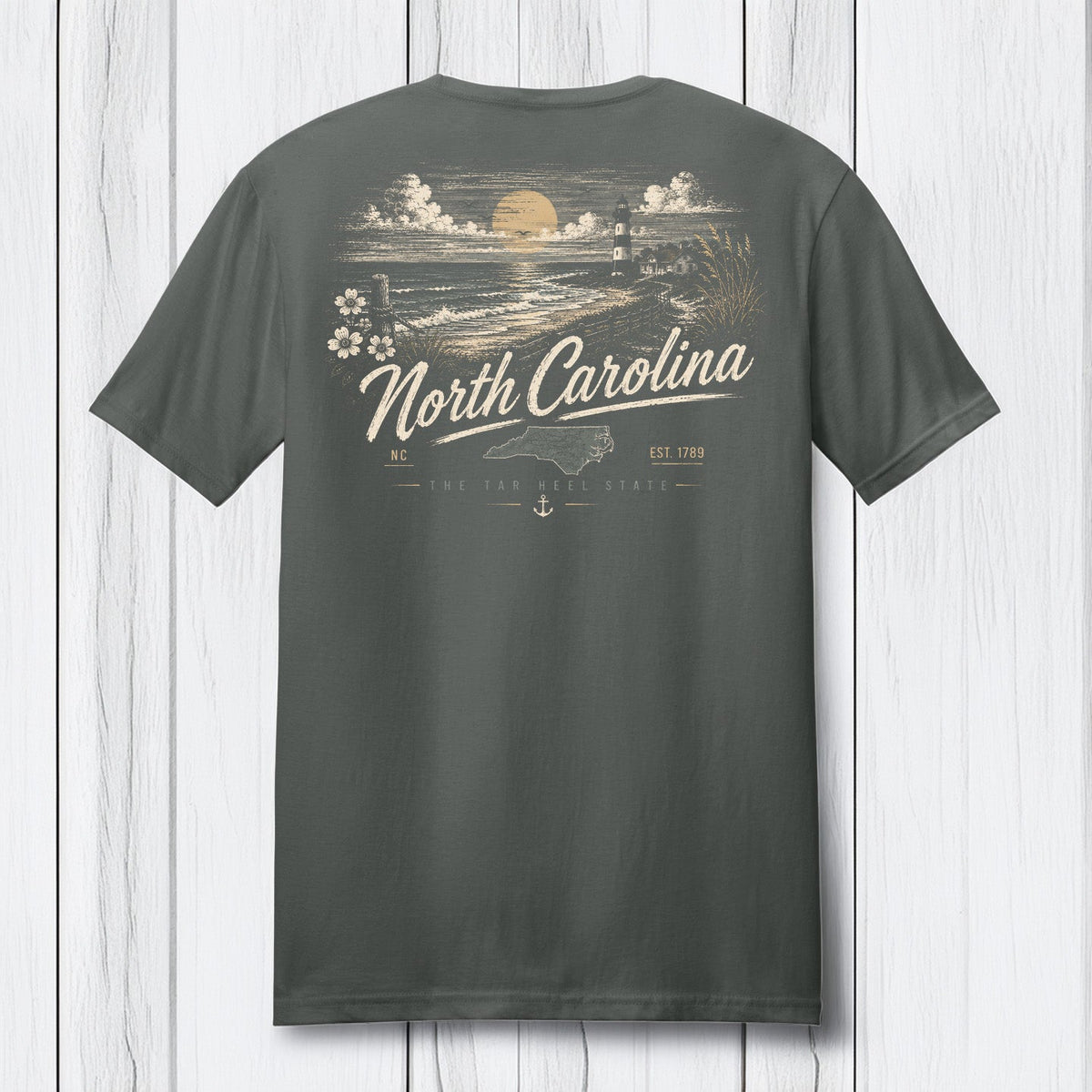 North Carolina Tar Heel State Coastal T-Shirt