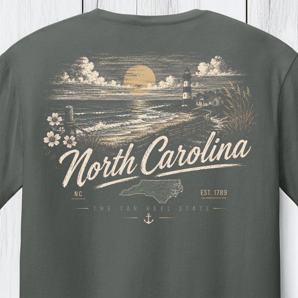 North Carolina Tar Heel State Coastal T-Shirt