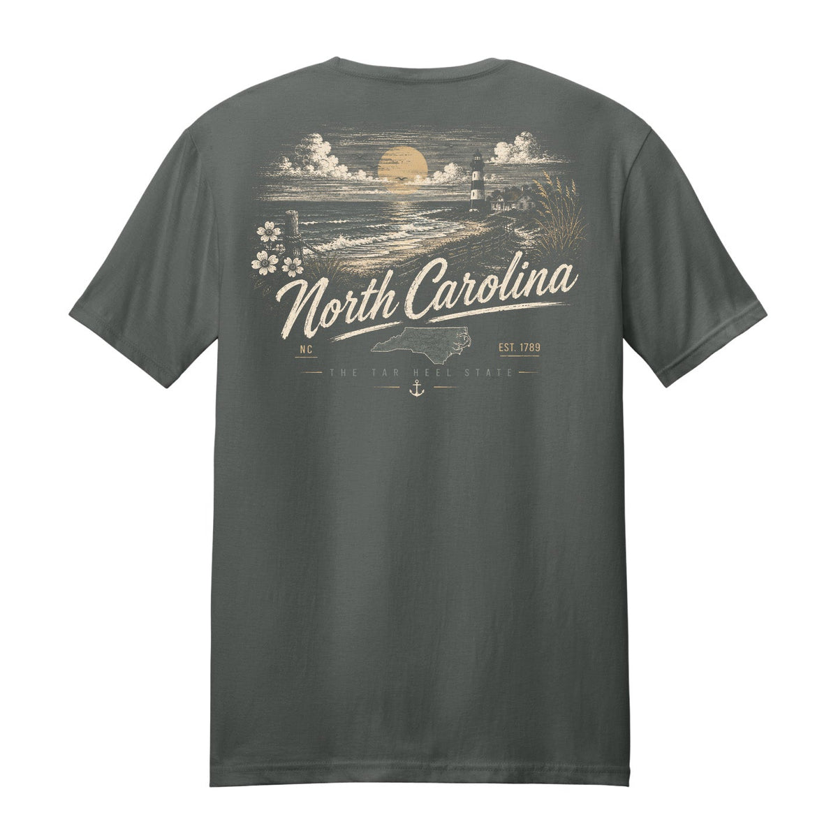 North Carolina Tar Heel State Coastal T-Shirt