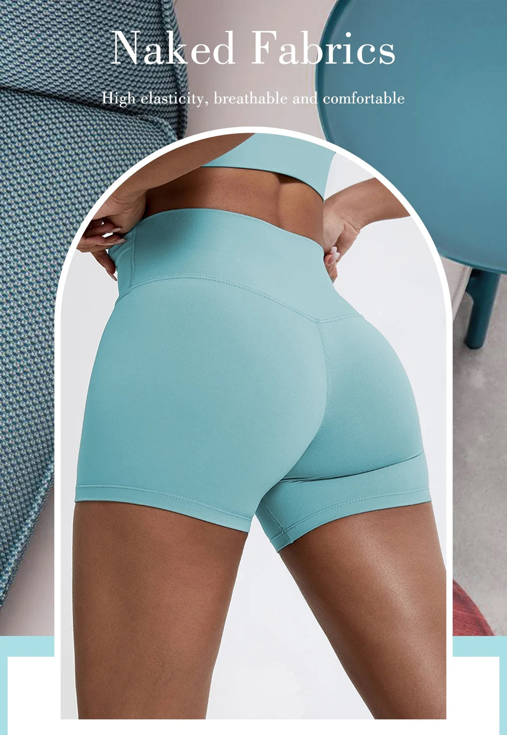 Women's Buttock Lift Gym Leggings Shorts