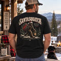 Santasquatch Bigfoot Christmas Comfort Colors T-Shirt