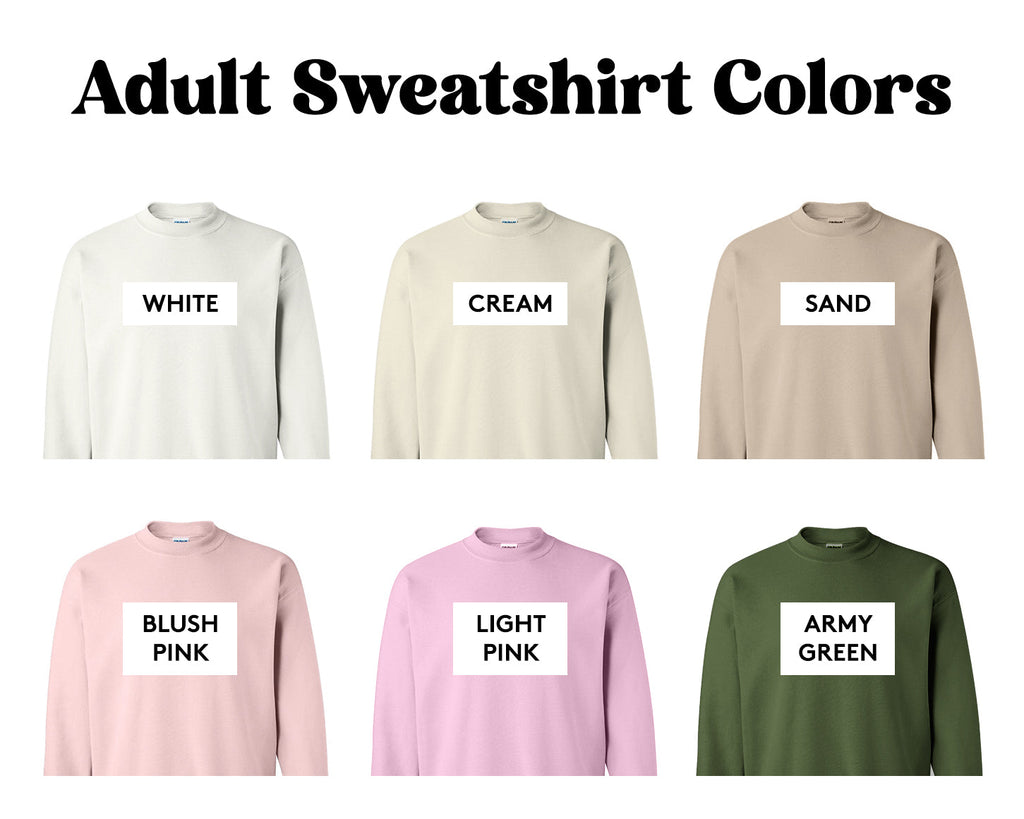 Custom Merry Matching Embroidered Christmas Sweatshirts